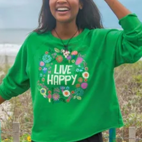 NATURAL LIFE Tops - Live Happy Sweatshirt